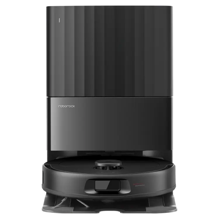 Black — robot in dock, front